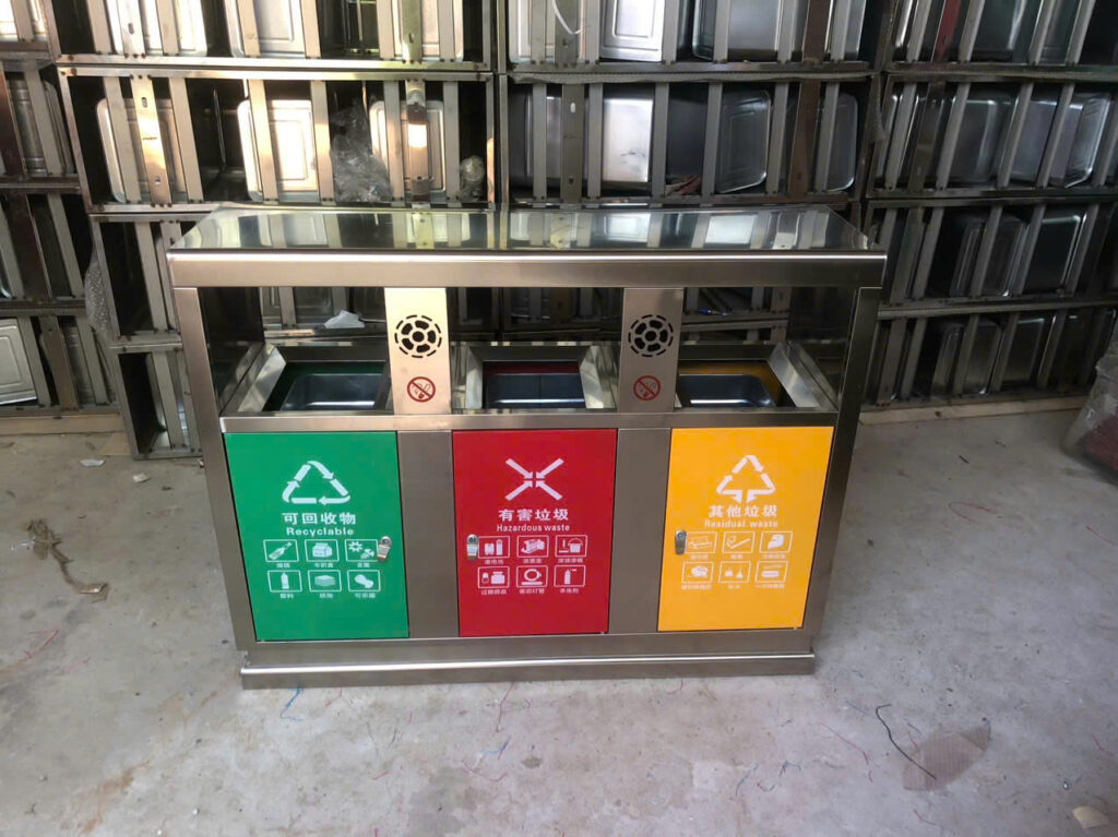 Thùng rác ngoài trời Thái Nguyên